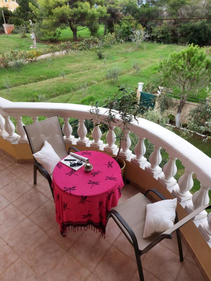 Stefanias Appartments Ágios Matthaíos Bagian luar foto